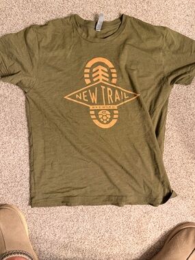 New Trail Brewing Olive Green Logo T-Shirt - Women